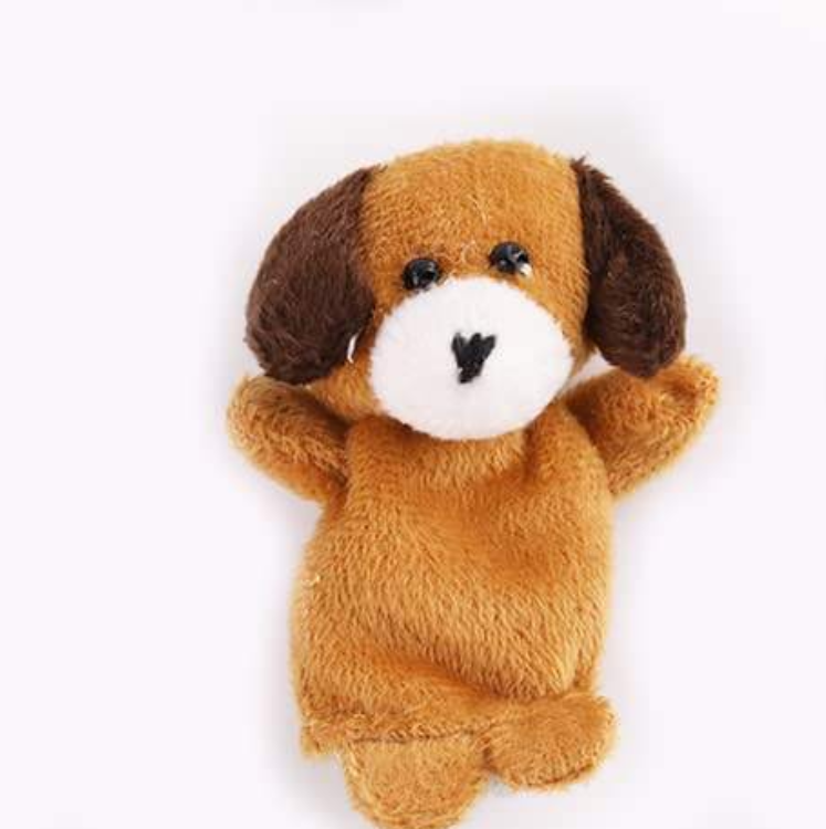 Cartoon Plush Mini Finger Puppet Set — Stylish & Soft — For Infant Sensory Development