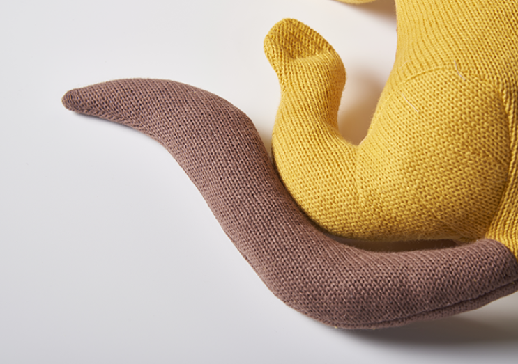 Yellow Dinosaur Children's Toy — Cute Cartoon Animal Plush Doll