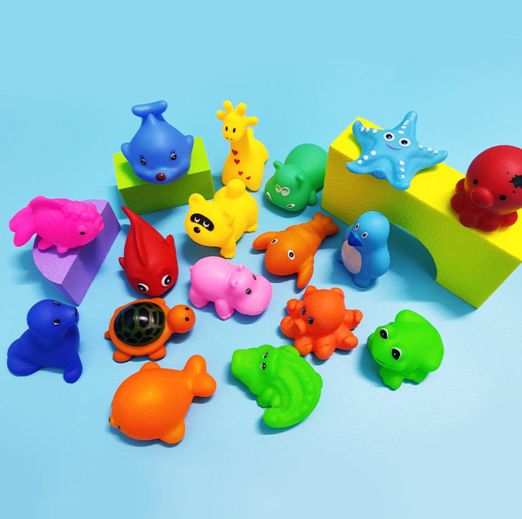 Cute Floating Early Education Toy for Infants and Toddlers — Safe, Odorless PVC Material — Bath Toy