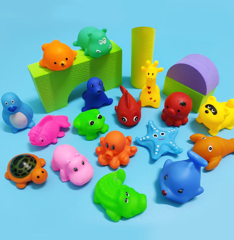 Cute Floating Early Education Toy for Infants and Toddlers — Safe, Odorless PVC Material — Bath Toy