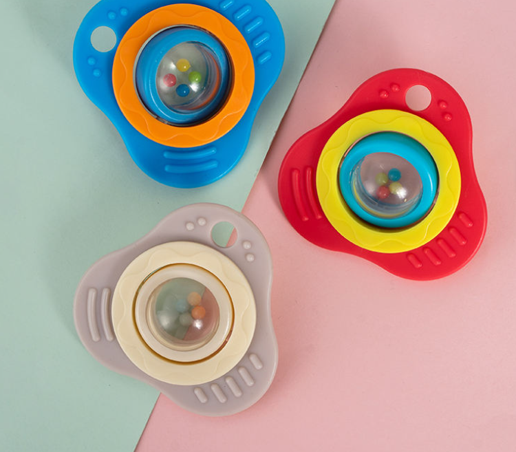 Children's Plastic Hand Rattle & Teether Set | BPA-Free Baby Teething Toys | Educational Rattles