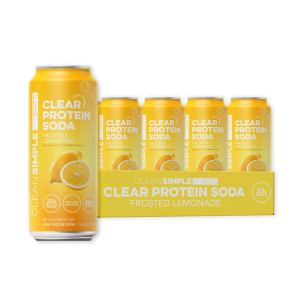Clear Protein Soda: Frosted Lemonade (12 Pack)