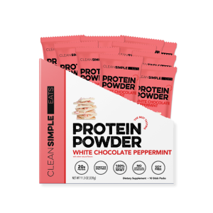 Protein Powder: White Chocolate Peppermint (10 Single Serving Stick Packs)